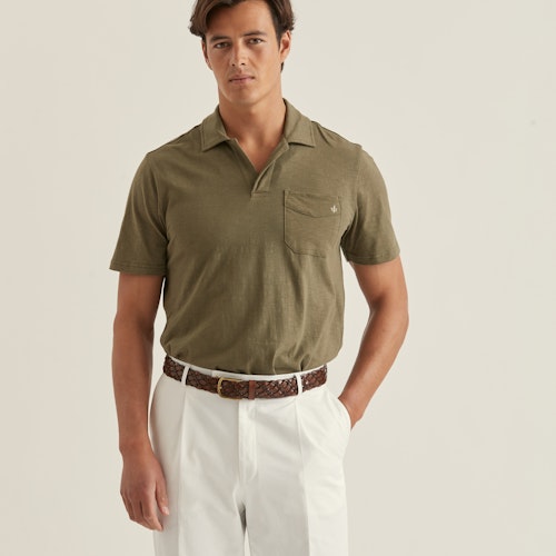 Morris - Clopton Jersey Shirt, Olive