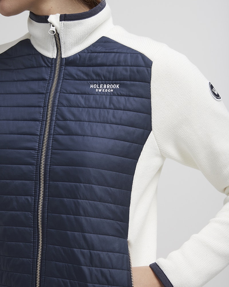 Holebrook - Mimmi Fullzip WP, Offwhite/Navy