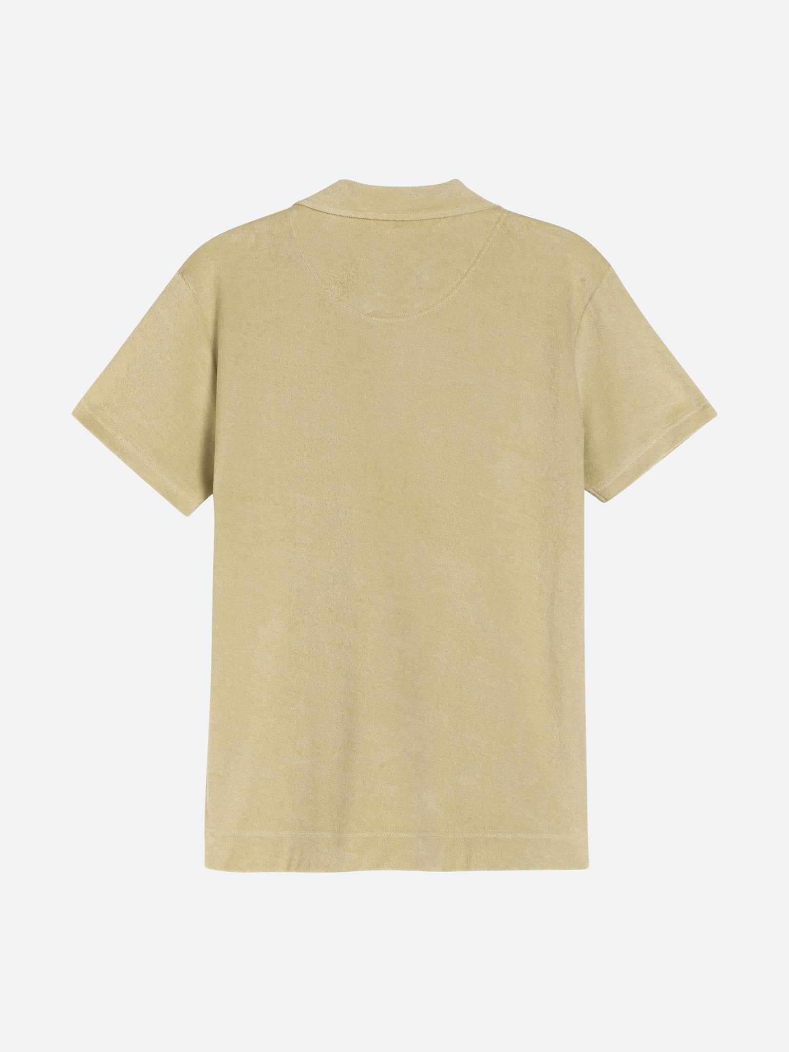 Beige Polo Terry Shirt