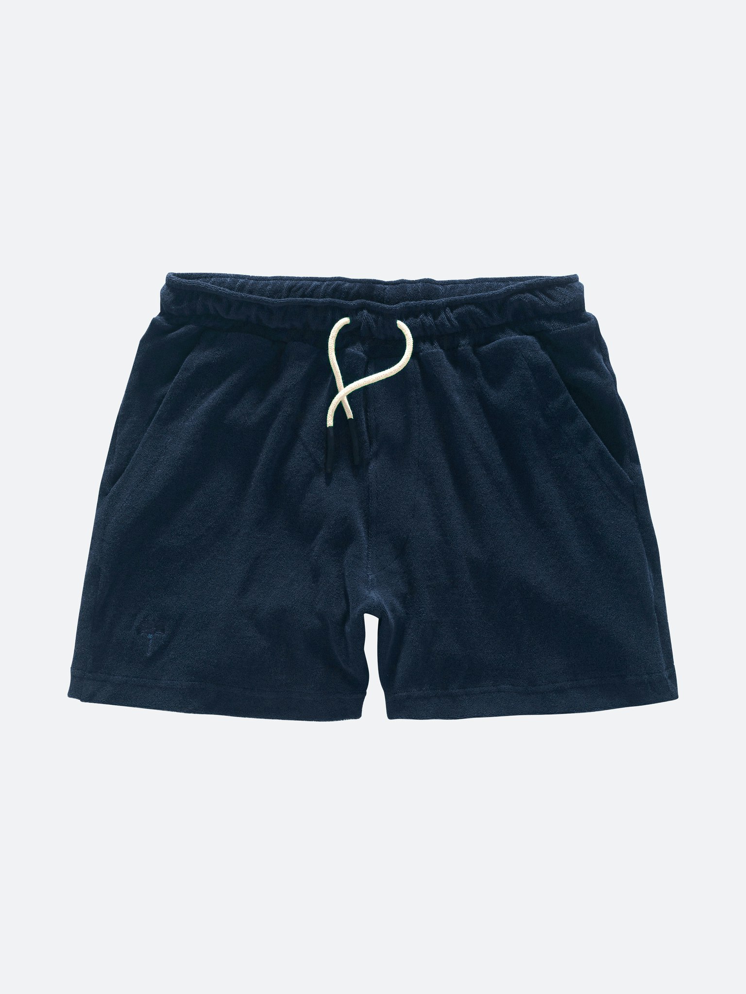 Navy Terry Shorts