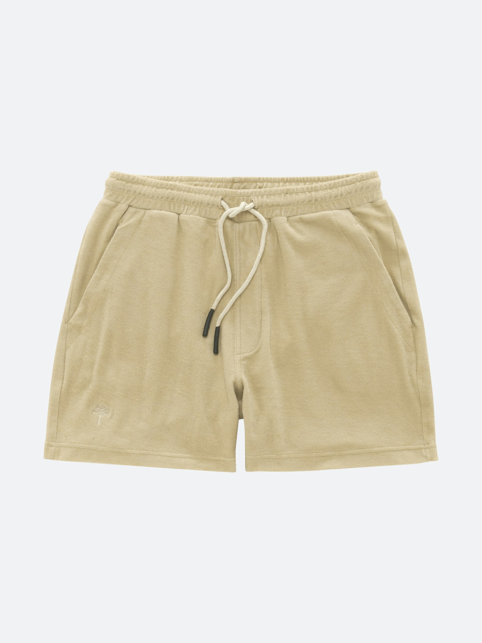 Beige Terry Shorts