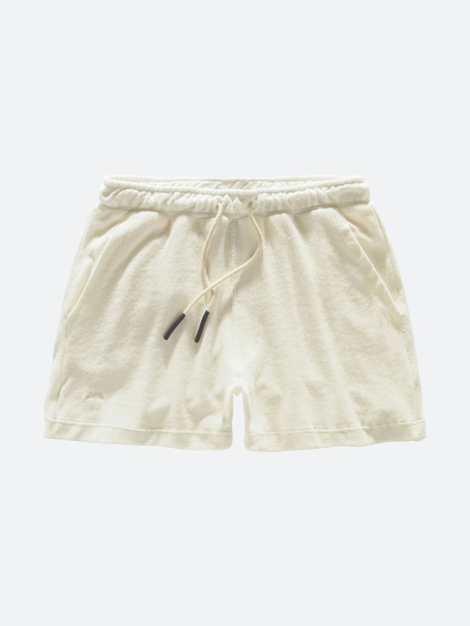 White Terry Shorts