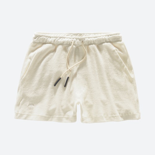 White Terry Shorts