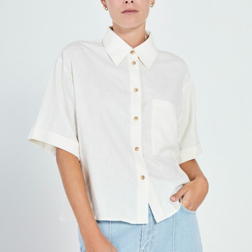 NORR - Esma Short Shirt (Offwhite)