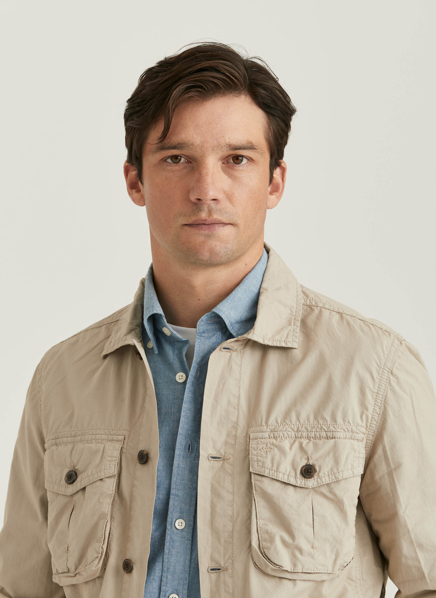 Morris - Harrison Lt Shirt Jacket, Khaki