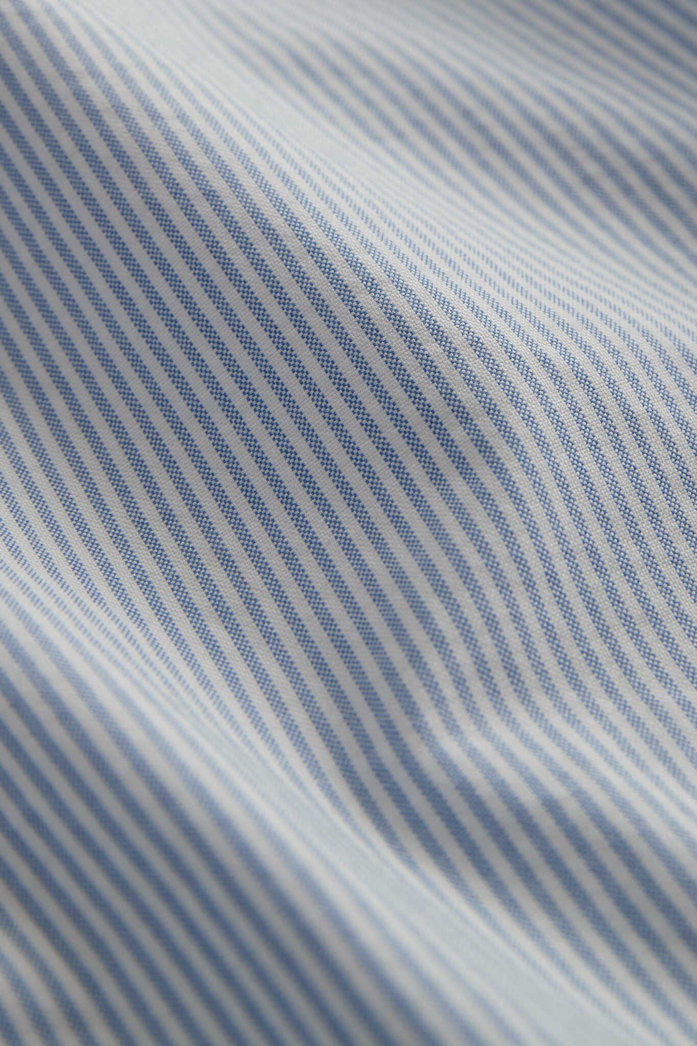 Morris - Oxford Striped BD Shirt, Light Blue