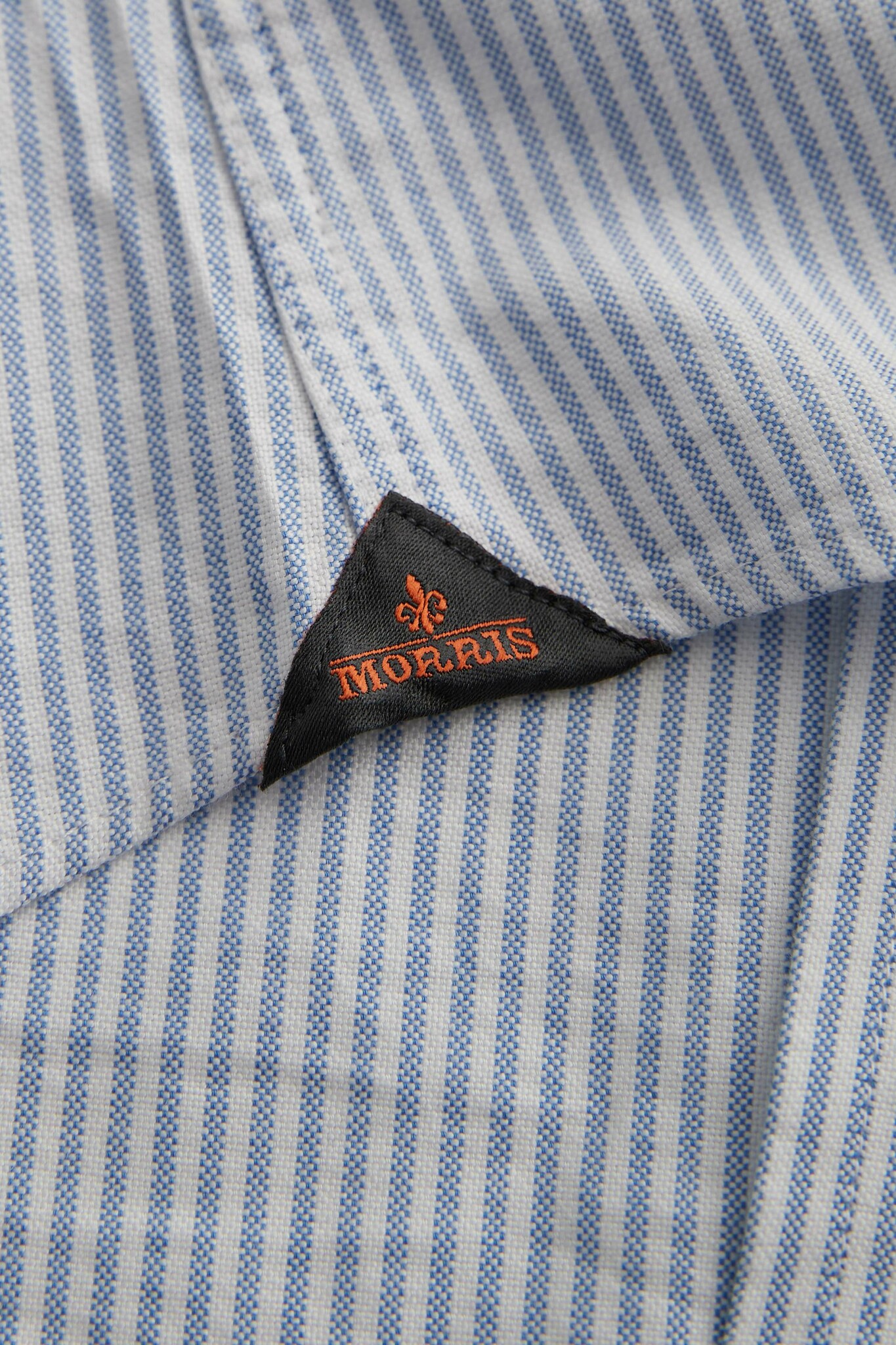 Morris - Oxford Striped BD Shirt, Light Blue