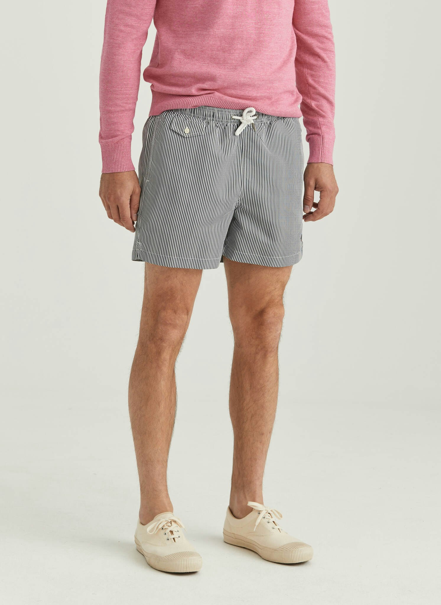 Morris - Stripe Bathing Trunks, Blue