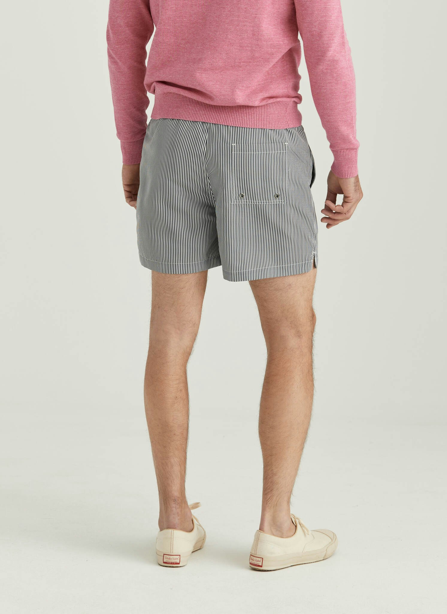 Morris - Stripe Bathing Trunks, Blue