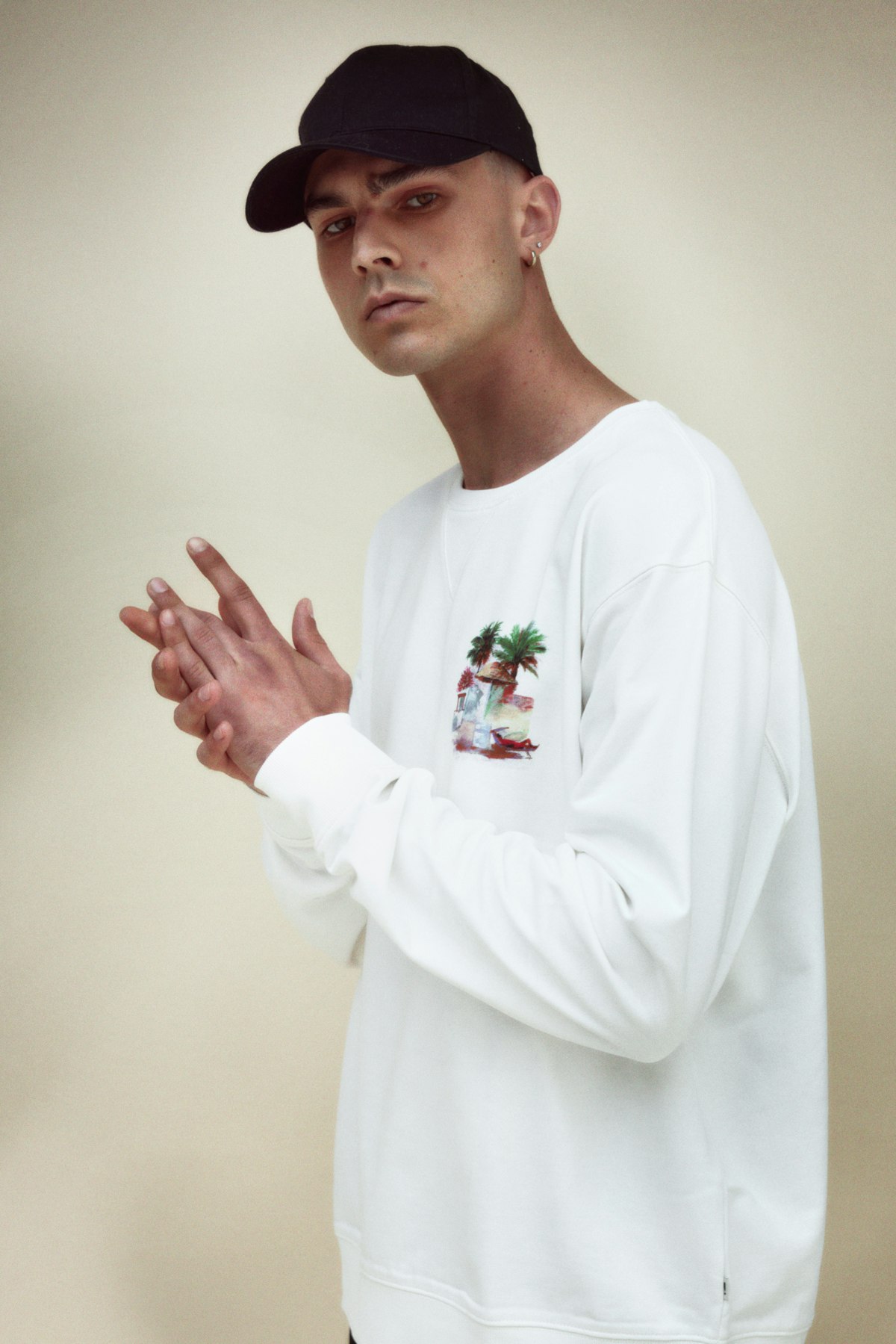 !Solid - Itai Sweater, Offwhite