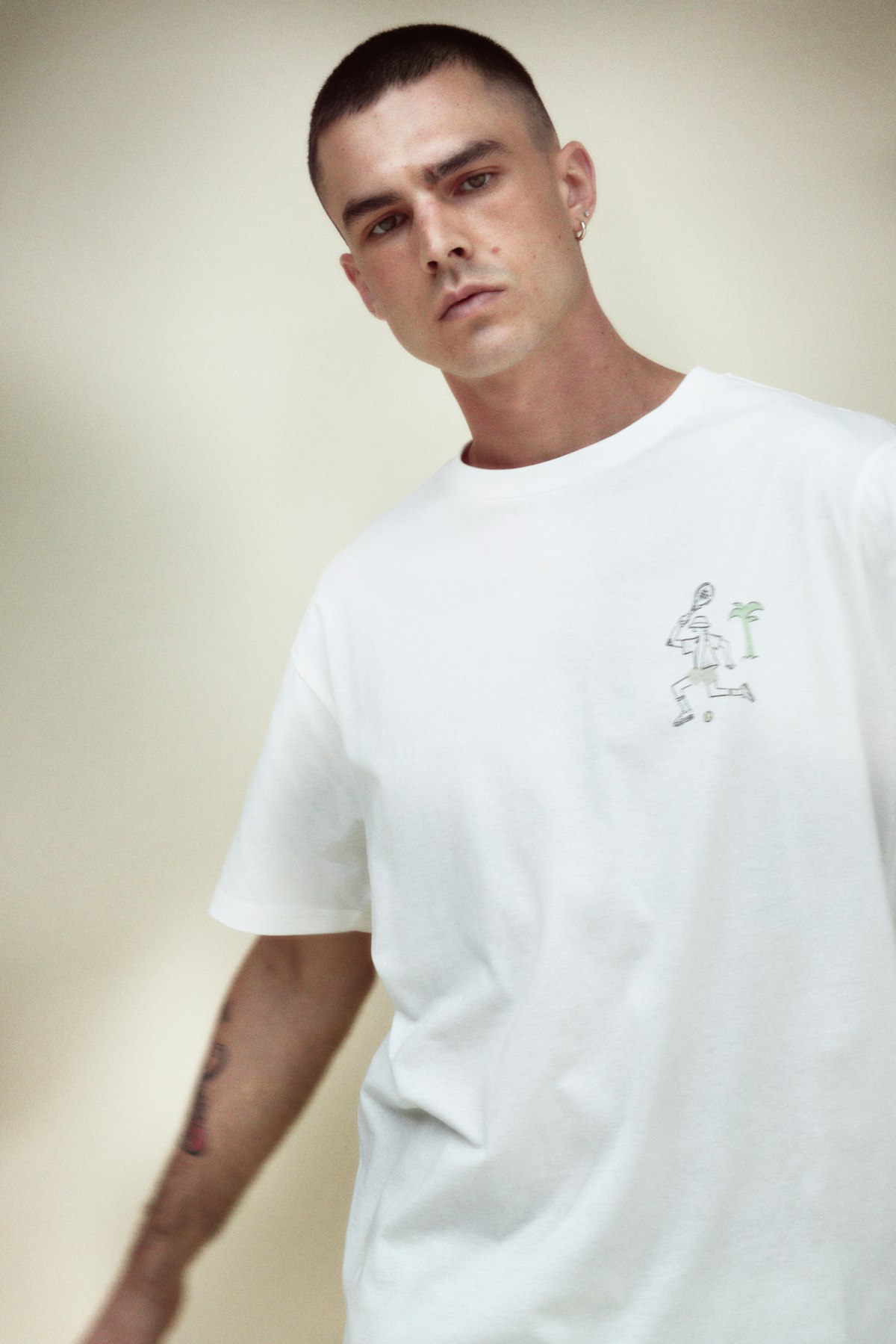 !Solid - Issah Tee, Offwhite