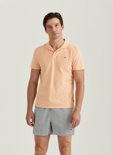 Morris - Dylan Piqué Shirt, Orange