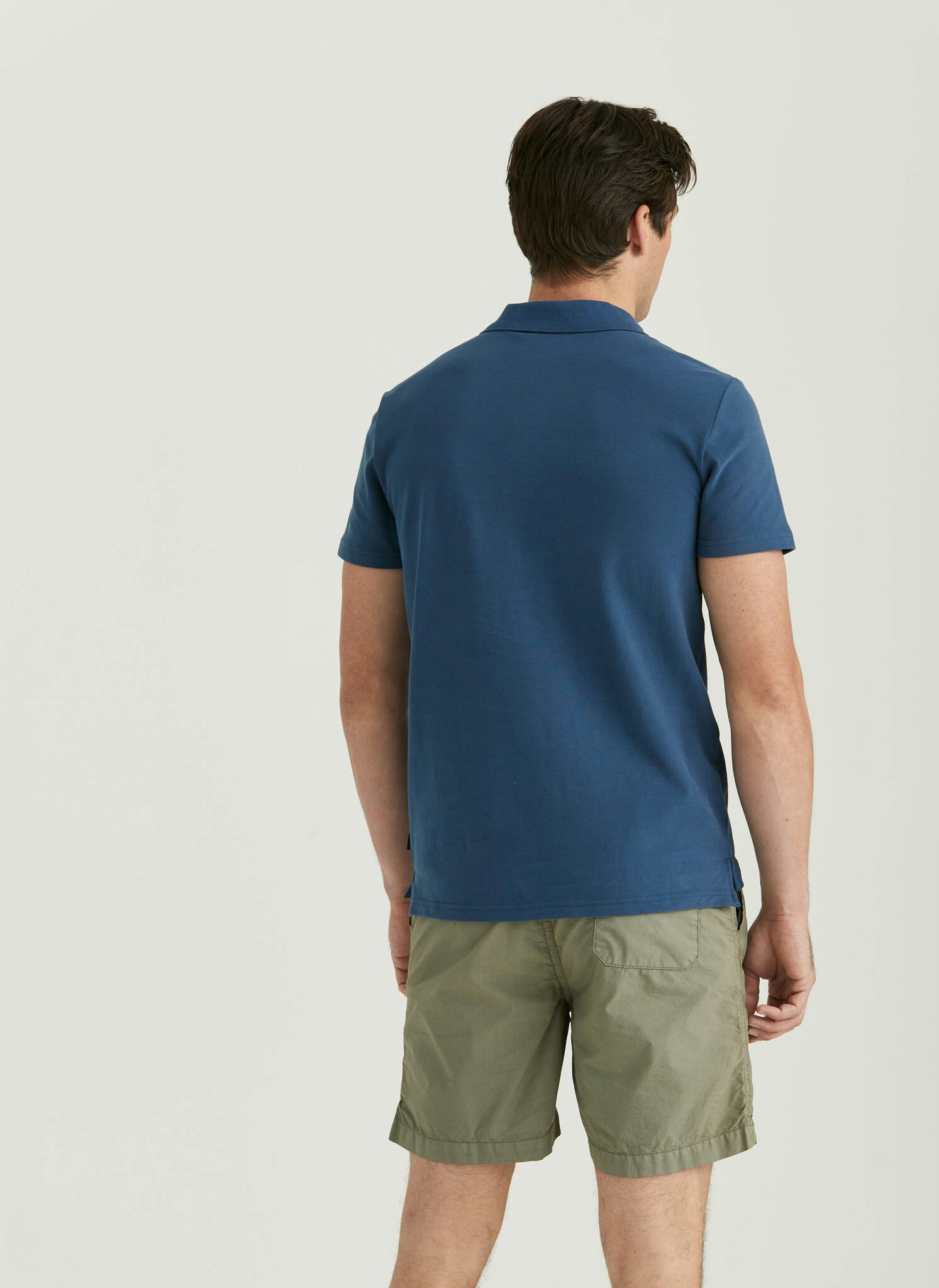 Morris - Dylan Piqué Shirt, Blue