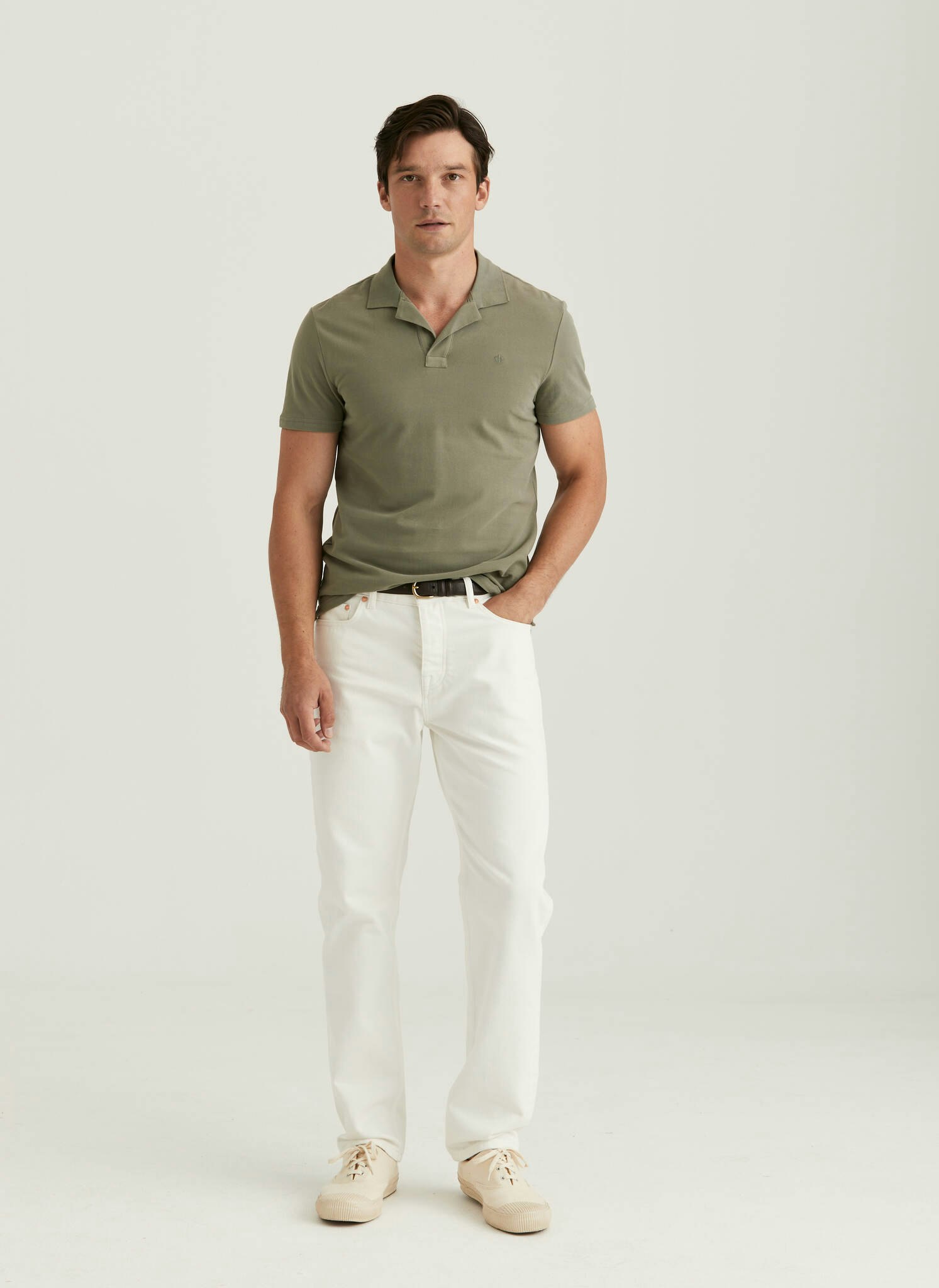Morris - Dylan Piqué Shirt, Green