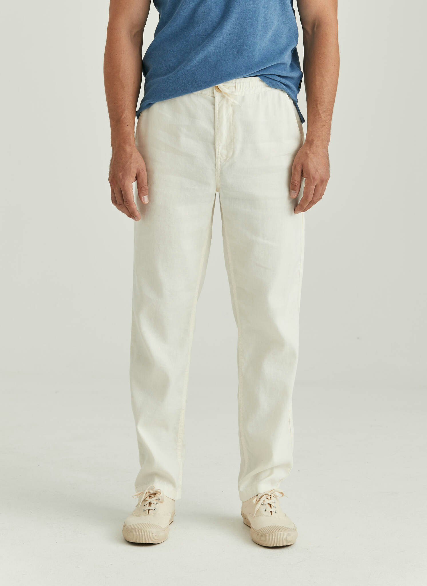 Morris - Fenix Linen Trousers (Offwhite 02)
