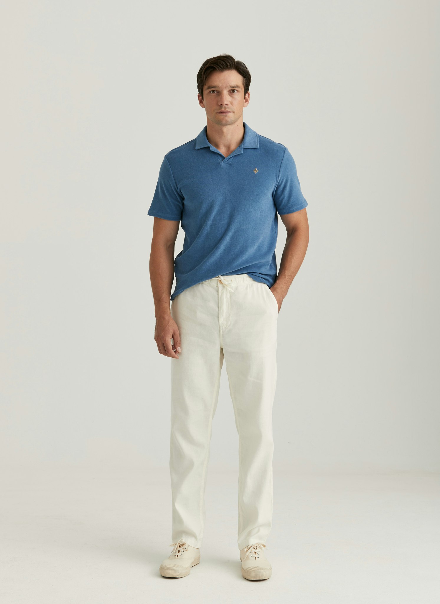 Morris - Fenix Linen Trousers (Offwhite 02)