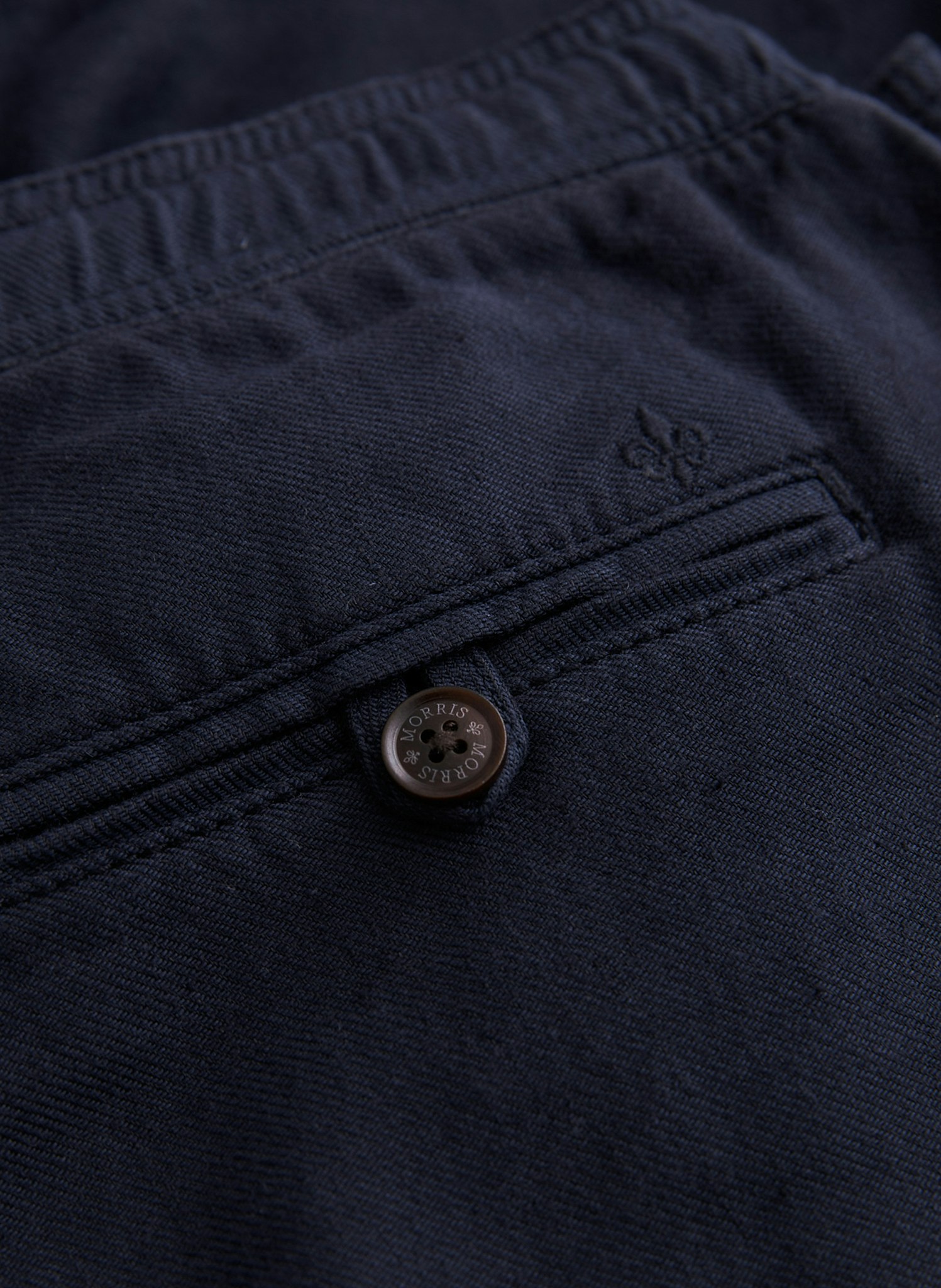 Morris - Fenix Linen Trousers (Blue)