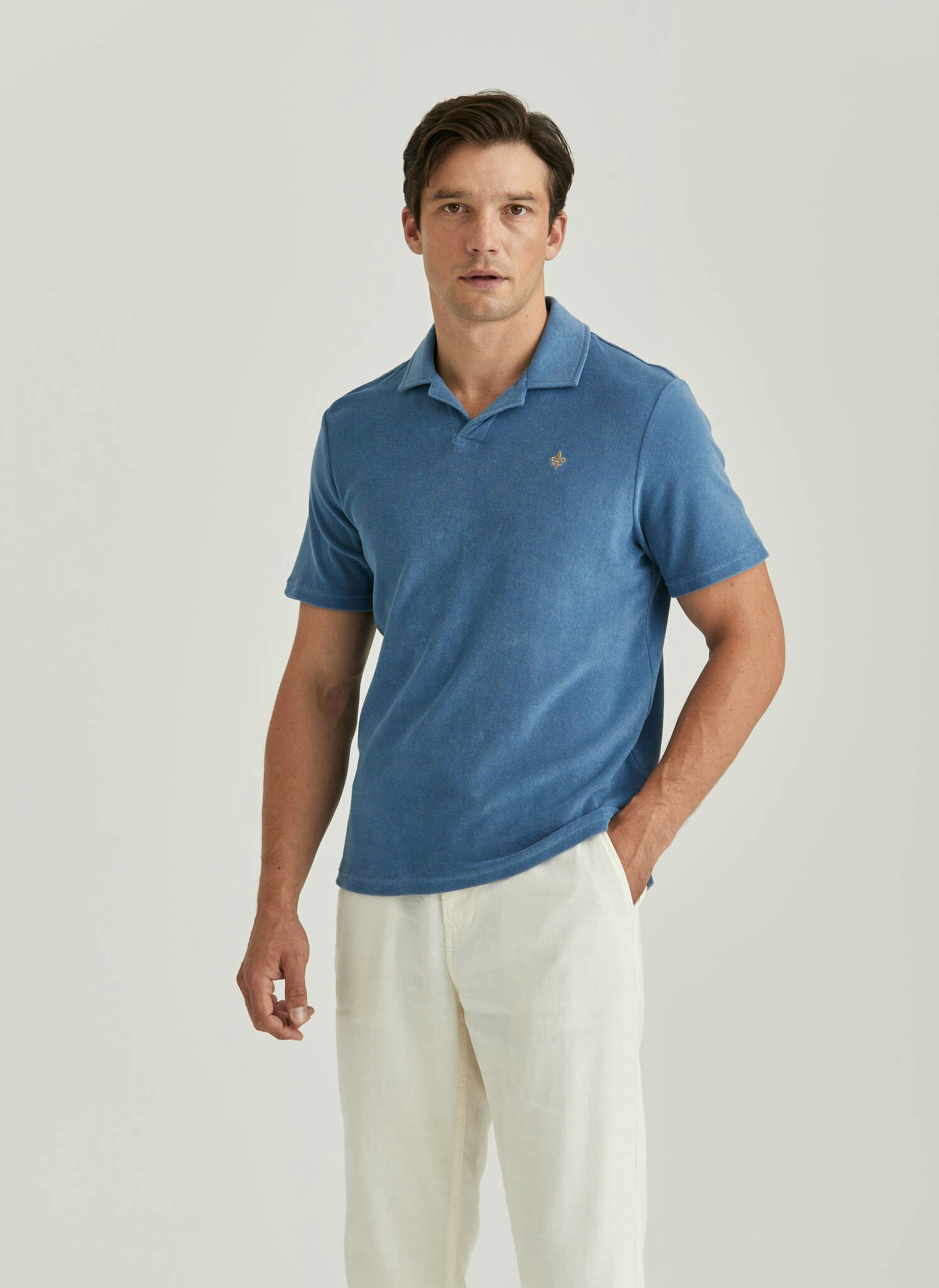 Morris - Delon Terry Shirt, Blue