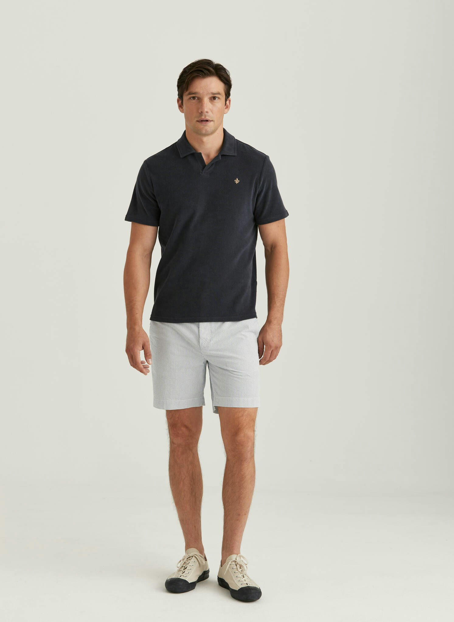 Morris - Delon Terry Shirt, Navy