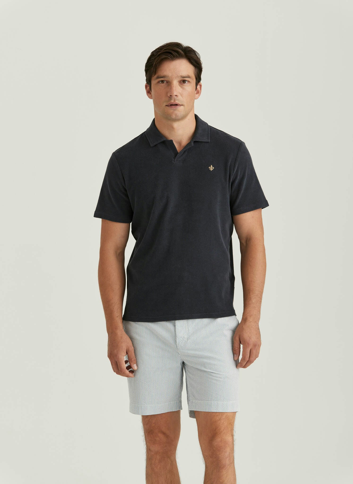 Morris - Delon Terry Shirt, Navy