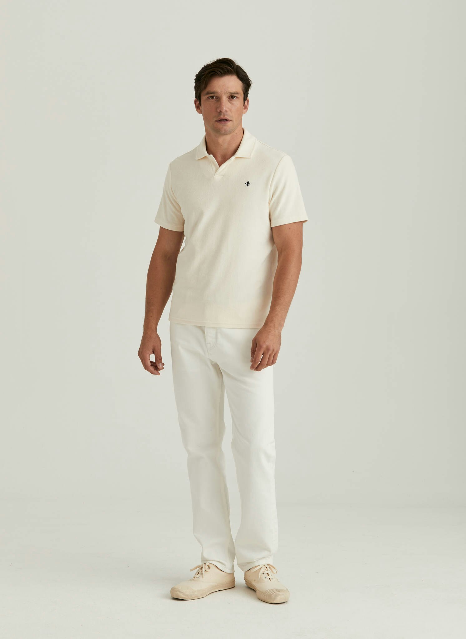 Morris - Delon Terry Shirt, Offwhite