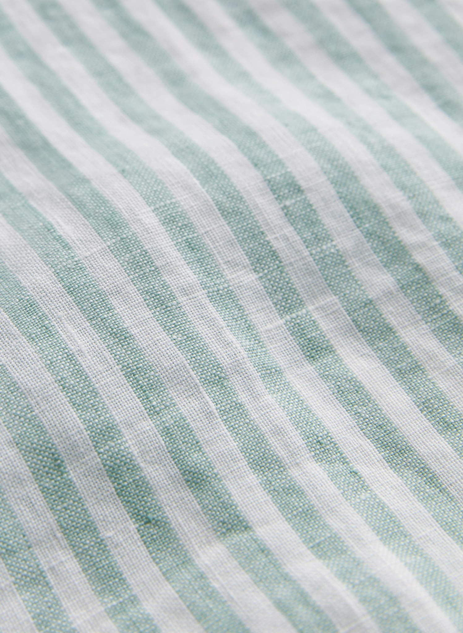 Morris - Douglas Linen Stripe, Green