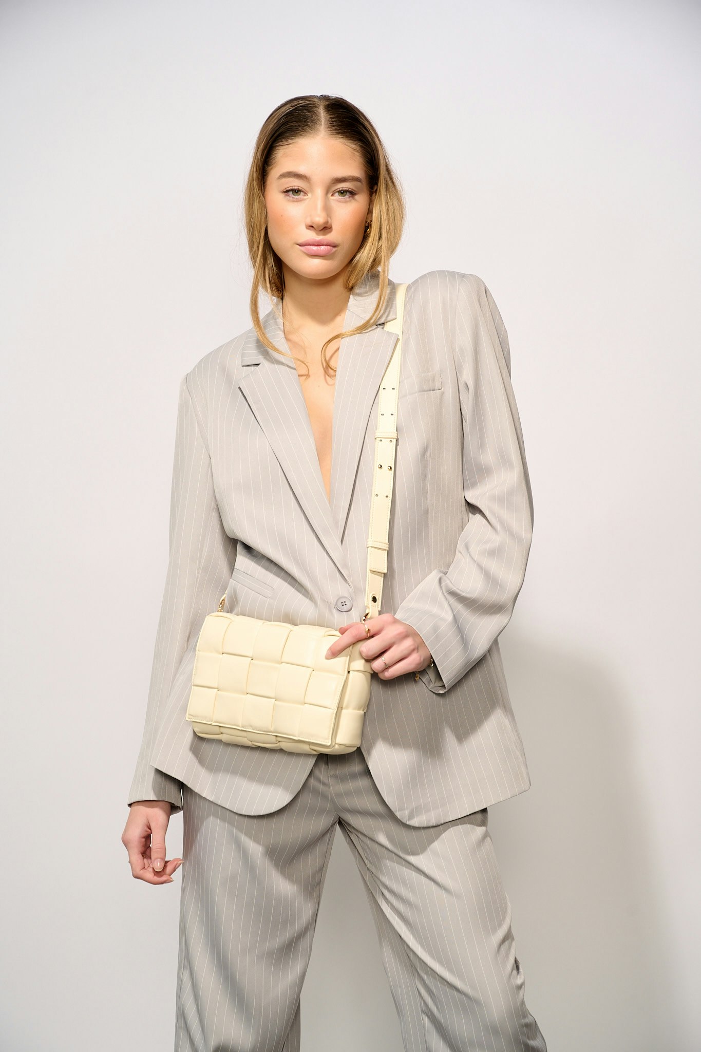 Noella - Brick Bag, Cream