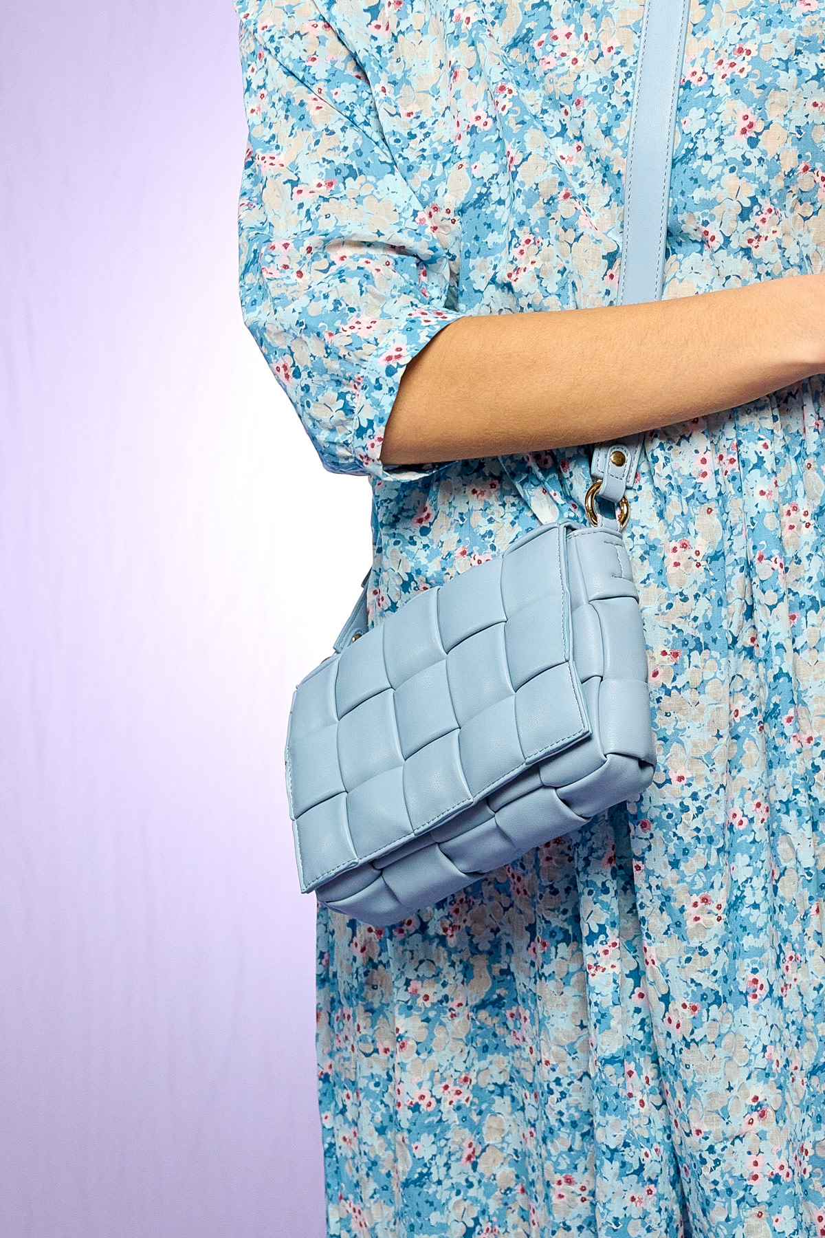 Noella - Brick Bag, Light Blue