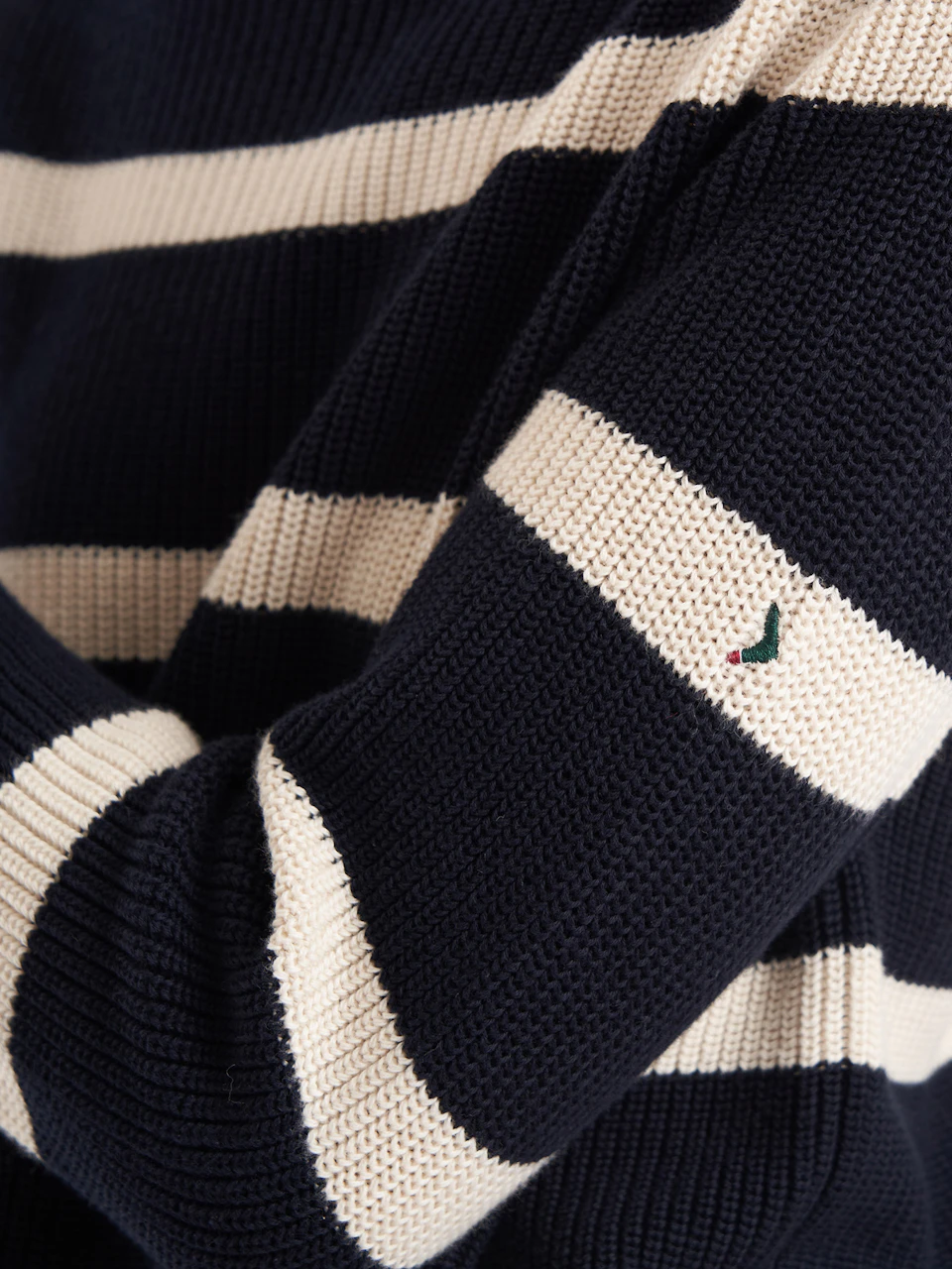 Boomerang - Leonie Organic Cotton Sweater Stripe, Night Sky