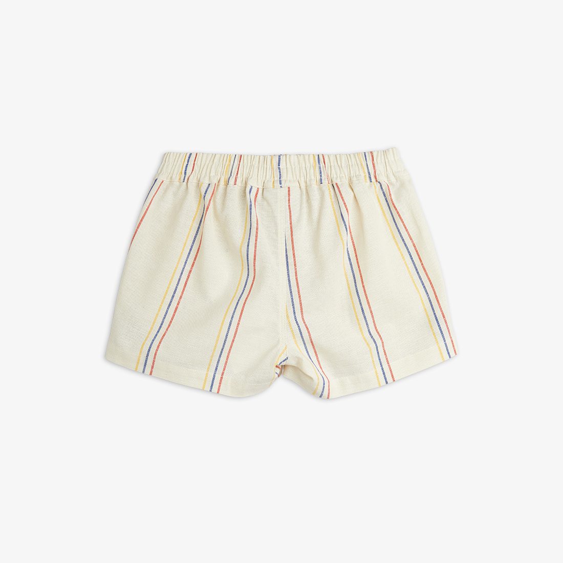 Mini Rodini - Stripe y/d woven shorts, Offwhite