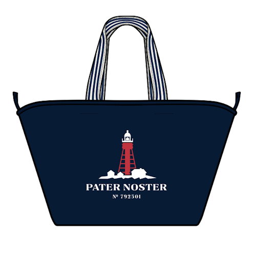 Peca - Pater Noster Canvas Beach Bag (Navy)