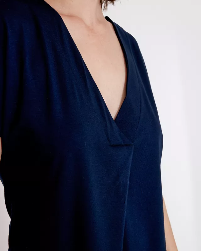 Holebrook - Asta V-Neck Top (Navy)