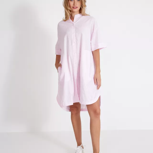 Holebrook - Emily Tunic Dress (Light Pink/ White)