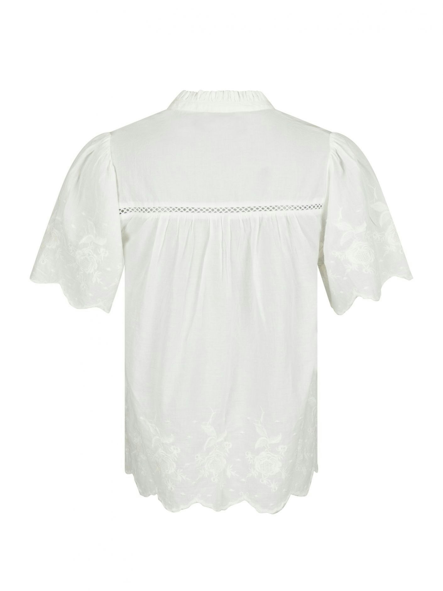 Neo Noir - Micheline Emb Blouse (Offwhite)