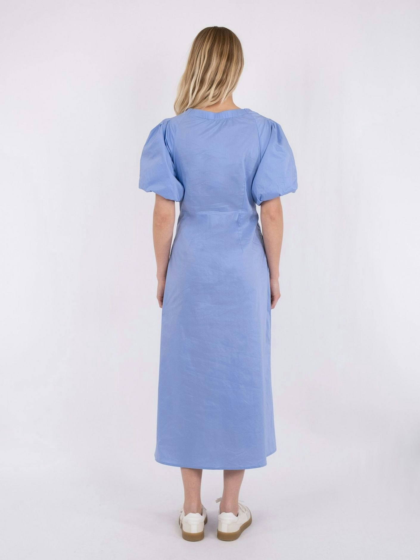Neo Noir - Illana Poplin Dress (Sky Blue)