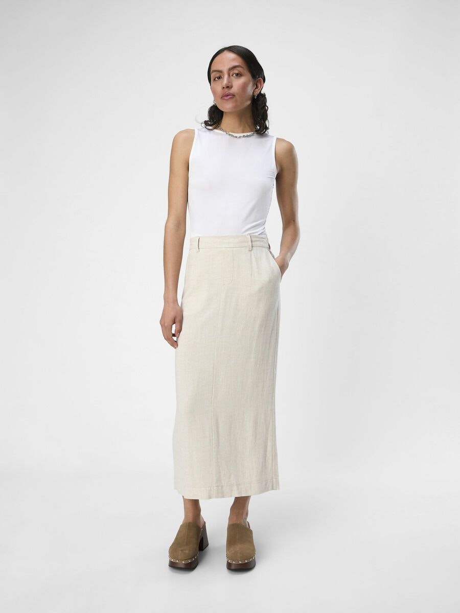 Object - OBJSANNE RE MW ANKLE SKIRT (Sandshell)