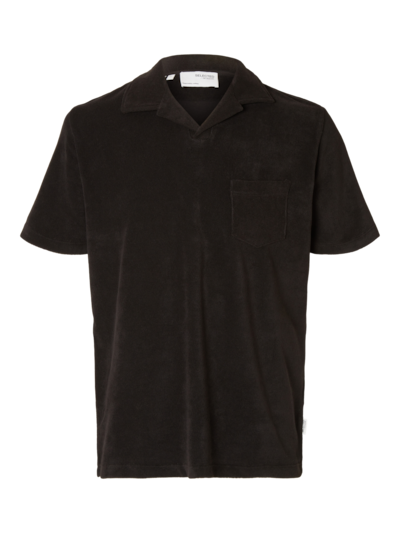 Selected Homme - Terry Resort Polo (Black)