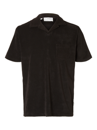 Selected Homme - Terry Resort Polo (Black)