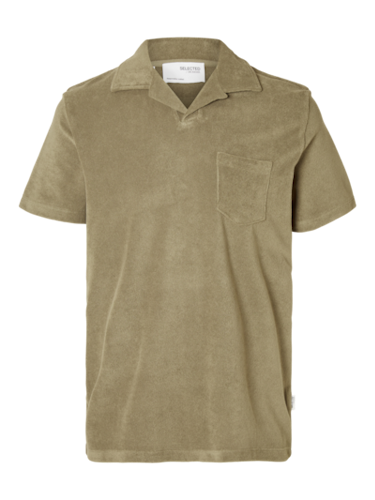 Selected Homme - Terry Resort Polo (Vetiver)