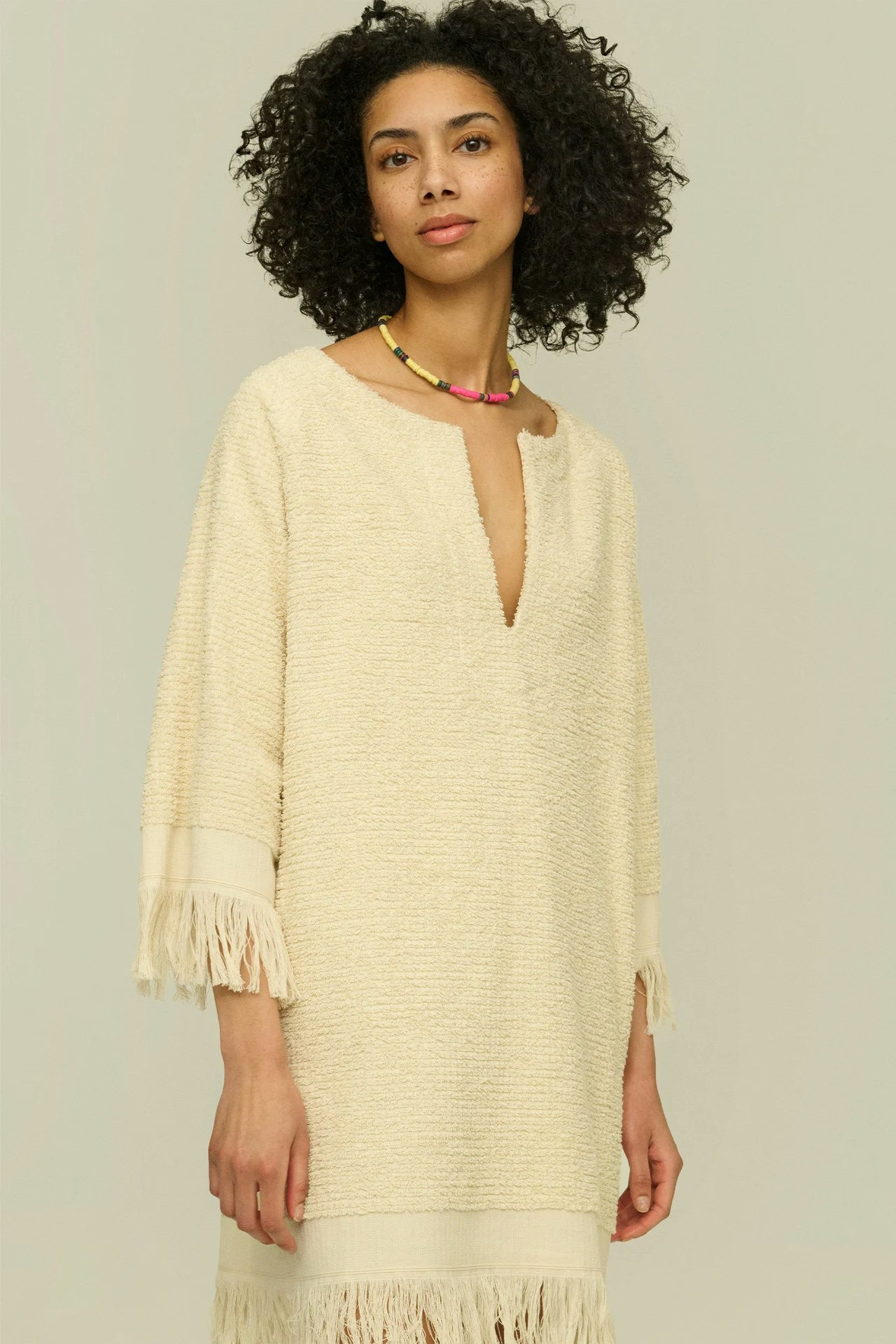 OAS Company - Ecru Odilia Terry Dress