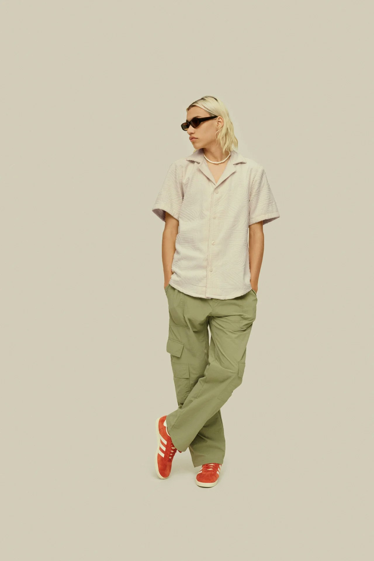 Oas Company - Cream Golconda Cuba Terry Shirt