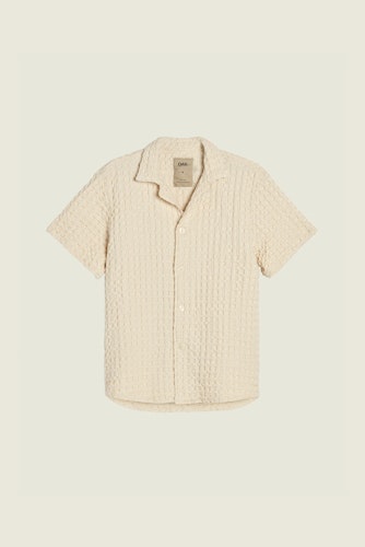 Oas Company - Ecru Cuba Waffle Shirt