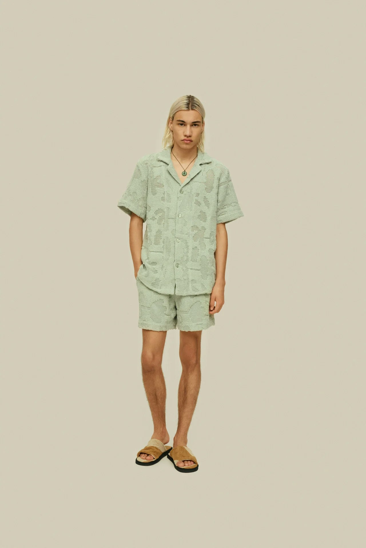 Oas Company - Galbanum Cuba Crochet Shirt