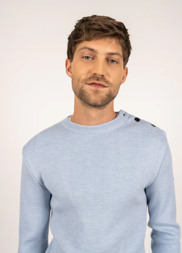 Saint James - Rochefort sailor jumper (Ciel Chine)