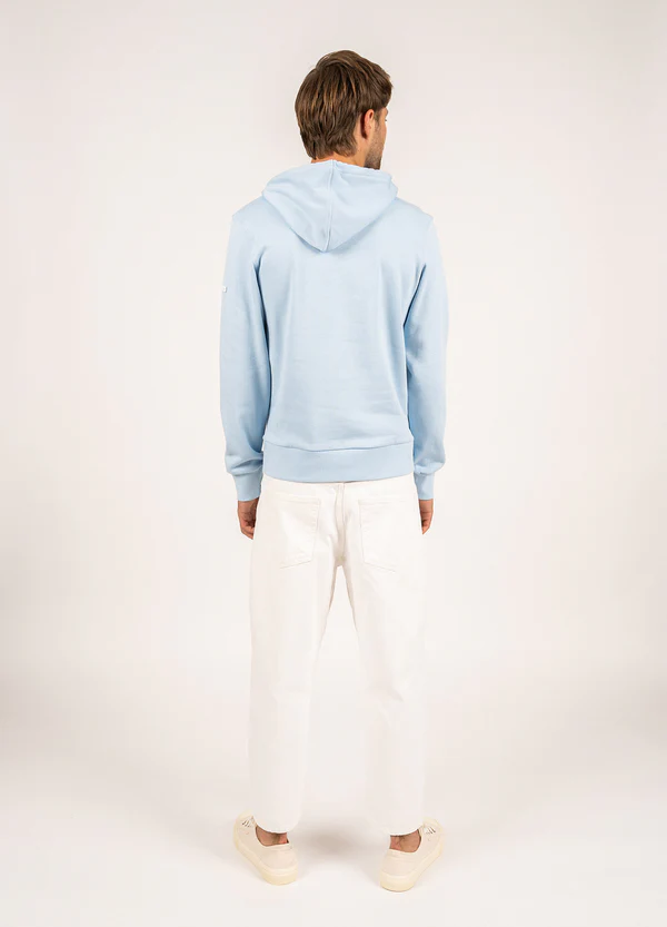 Saint James - Benji hooded sweatshirt (Ciel)