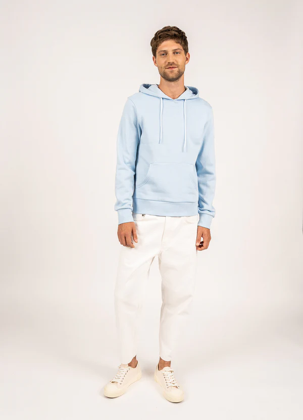 Saint James - Benji hooded sweatshirt (Ciel)