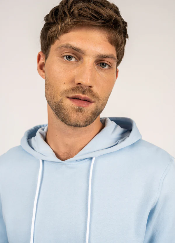 Saint James - Benji hooded sweatshirt (Ciel)