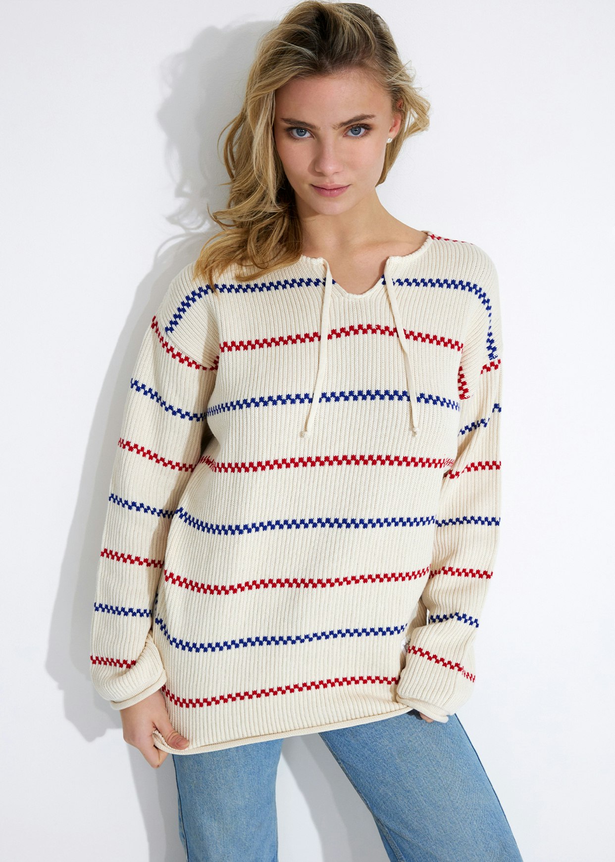 EmmaMalena - Käringötröja Stickad (Offwhite) Unisex