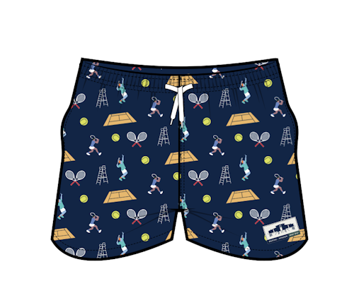 Peca - Båstad Tennis Swimshorts (Navy)