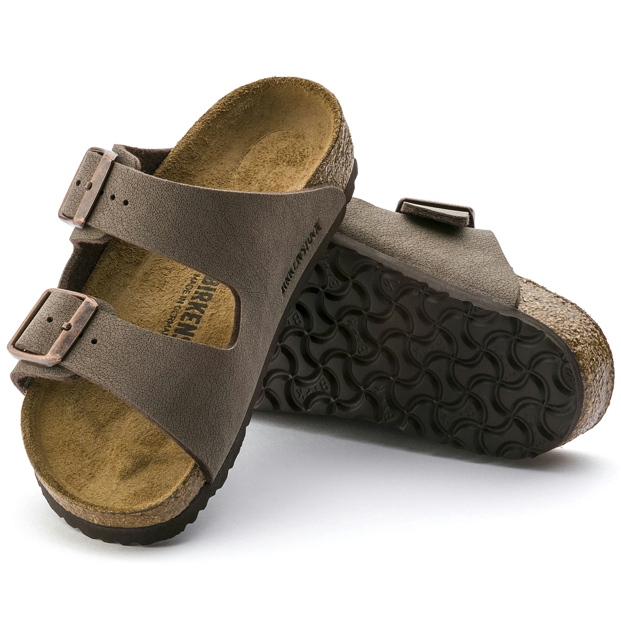 Birkenstock - ARIZONA BIRKO-FLOR NUBUCK (Mocha)
